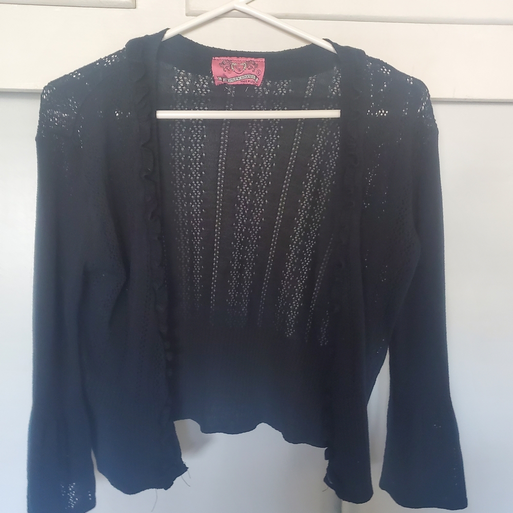 Chic Black Women's Cardigan